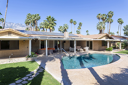 Exterior view at 1332 S Beverly Drive in Palm Springs California
