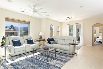 Interior view of 1370 Yermo Drive South in Palm Springs California