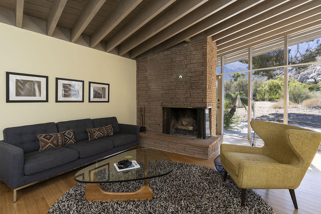 Front of 15919 Snow Creek Road in Palm Springs California
