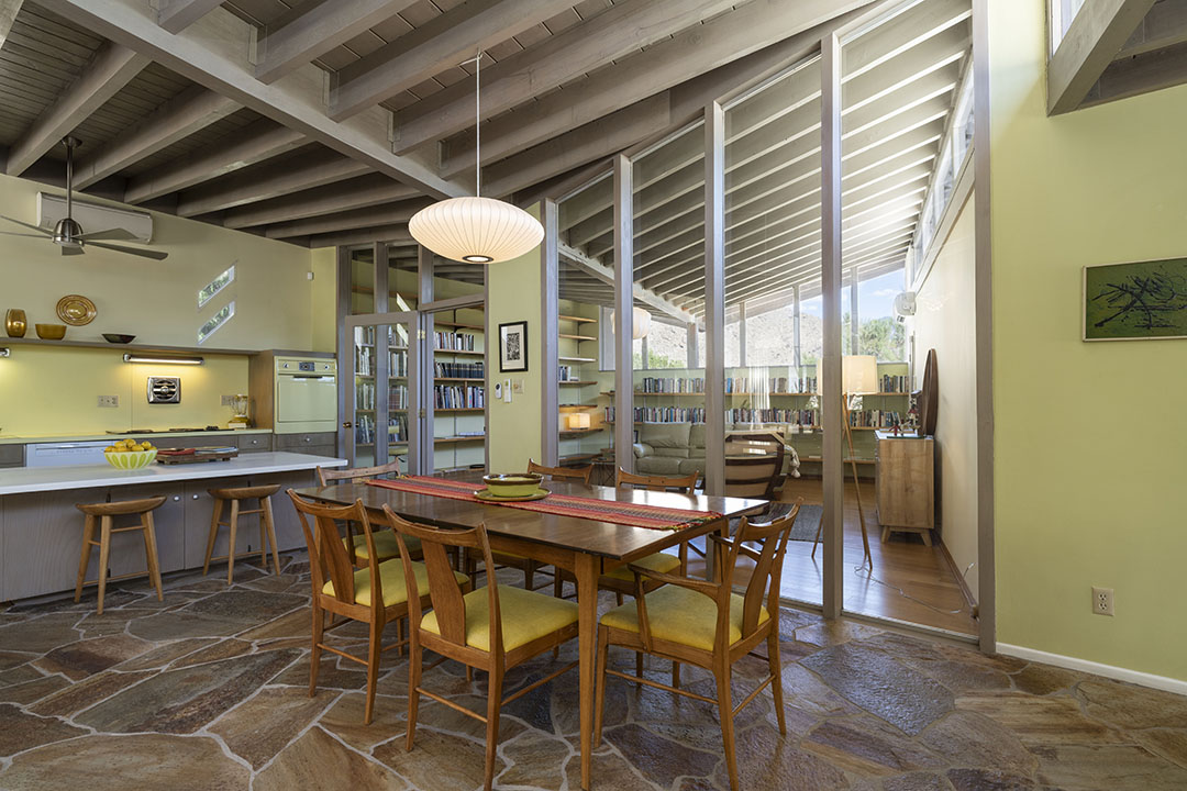 Primary bedroom image at 15919 Snow Creek Road in Palm Springs California