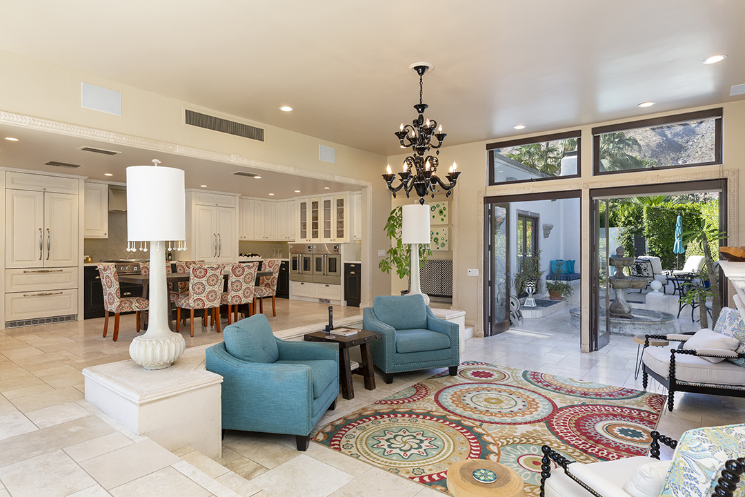 Iconic Architecural home, 1755 S Mesa Drive, in Palm Springs California