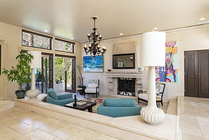Interior of 1755 S Mesa Drive in Palm Springs California