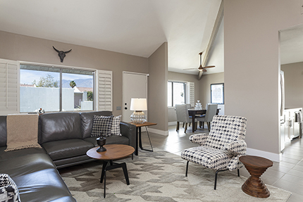 Interior view of 2218 N Sunshine Circle in Palm Springs California