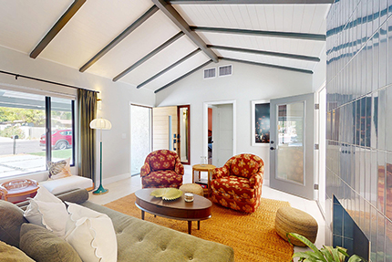 Interior view of 686 S Camino Real in Palm Springs California
