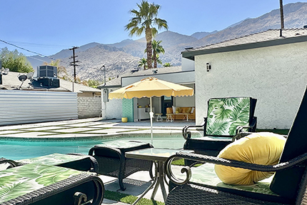 Interior of 686 S Camino Real in Palm Springs California