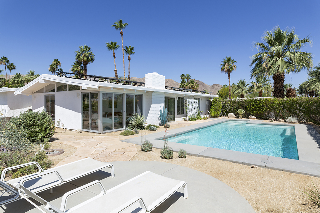 71642 Mirage Road For Sale | Updated Desert Modern 3-BD 2-BA mid-century home with panoramic mountain views and pool in Magnesia Falls Cove, Rancho Mirage, CA. Link here to 3D matterport tour, tour video, floor plans, and photo gallery.