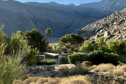Interior of the original Bergren Residence, Hollywood Hills